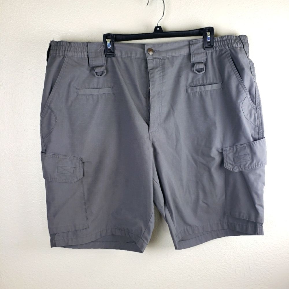 Men's LAPG Operational Tactical Grey Cargo Multi-pocket Shorts Waist SZ 44